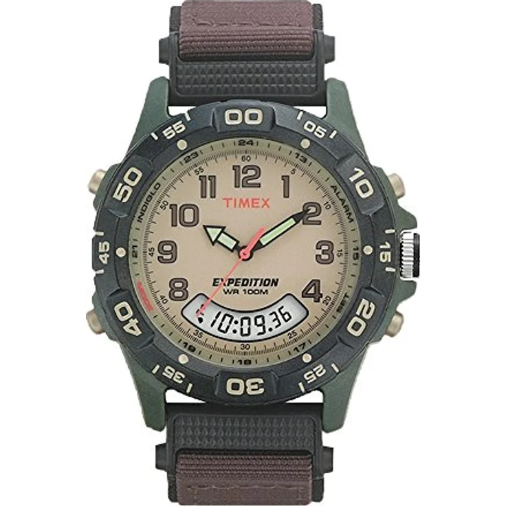 Timex Men's Expedition Camper, 39mm Outdoor-Armbanduhr mit Nylon Performance Strap, Stoppuhr, Countdown-Timer und Alarm – Bild 1