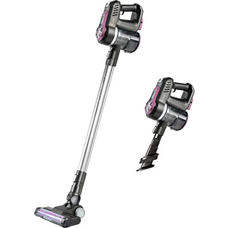 DE_SOLAC Turbobat Expert 22V, Bodenstaubsauger, Grau – Bild 1