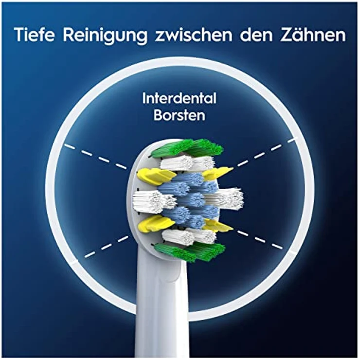 Oral-B Pro Tiefenreinigung Aufsteckbürsten für elektrische Zahnbürste, 6 Stück, tiefe Zahnreinigung mit innovativen X-förmigen Borsten, Original Oral-B Zahnbürstenaufsatz, Made in Germany – Bild 5