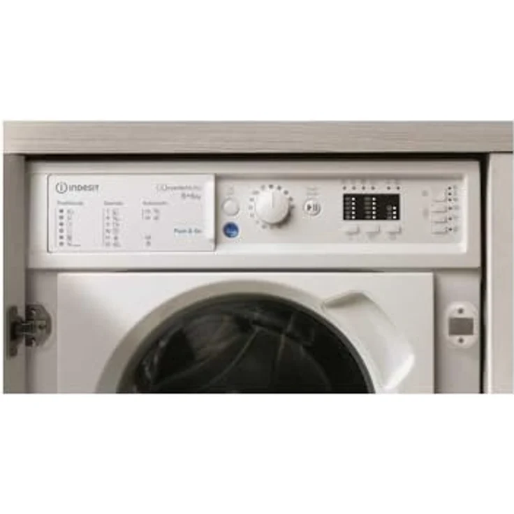 Indesit BIWDIL861485EU, Waschtrockner 8/6 kg mit 1400 U/min, induktionsfähig, 60 cm, weiß – Bild 3