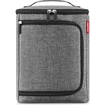 reisenthel Coolerbox Twist Silver, isolierte Kühlbox mit 7 l Volumen und starken Tragegriffen