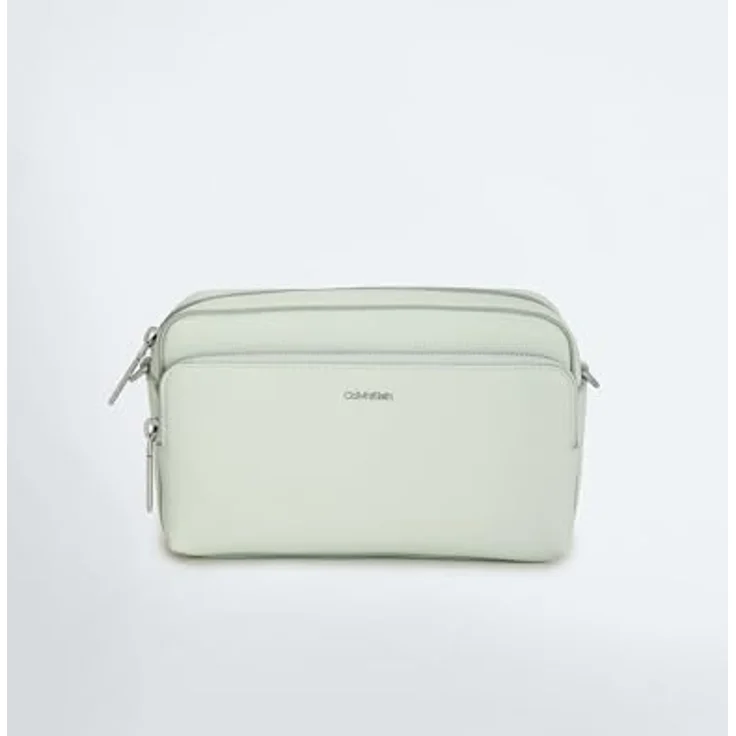Calvin Klein CK Must Umhängetasche, 22 cm, milky green, 100% Polyester – Bild 2