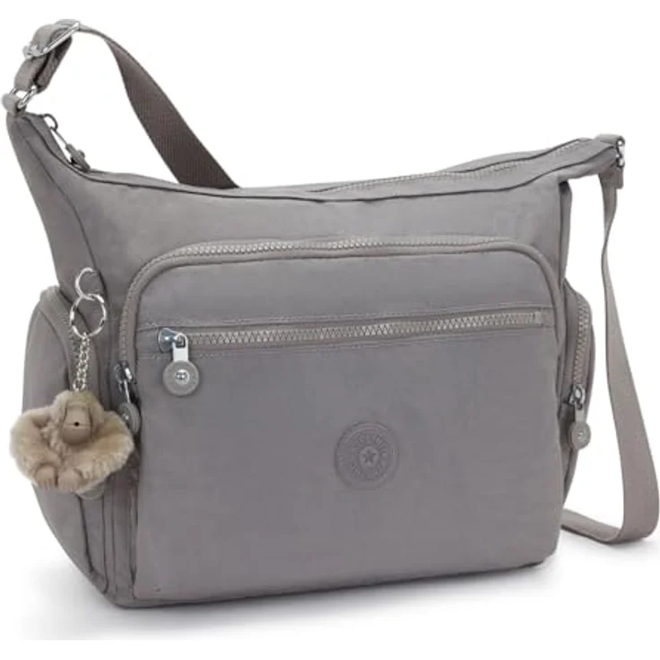 KIPLING Umhängetasche Gabbie Mittelgroß, Crossbody mit verstellbarem Schulterriemen, 12 Liter Volumen, schwarz – Bild 2