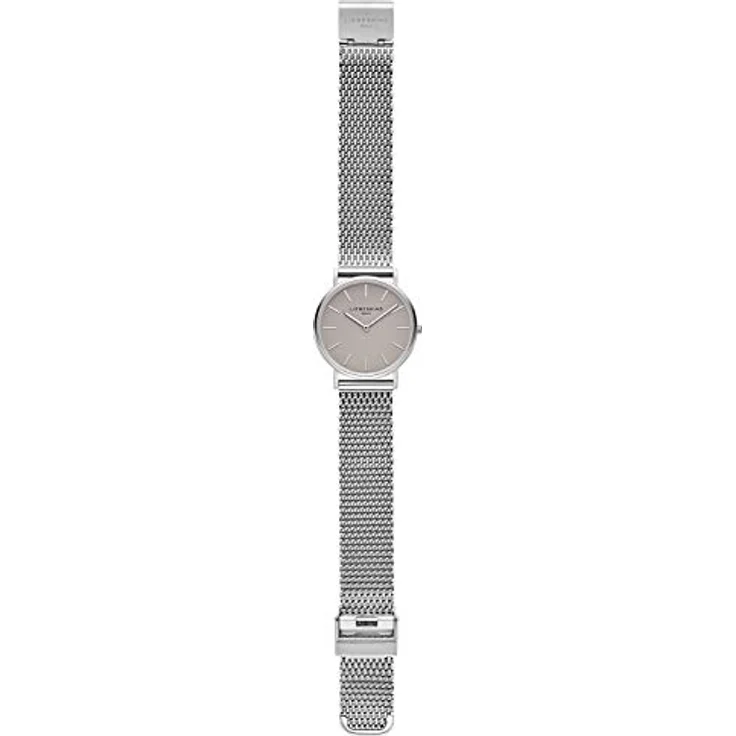 Liebeskind Damen, Uhr, Silber, 34 mm - Zweizeiger Damenuhr mit Edelstahlgehäuse und hochwertigem Edelstahl Mesharmband, gut ablesbares Zifferblatt – Bild 5