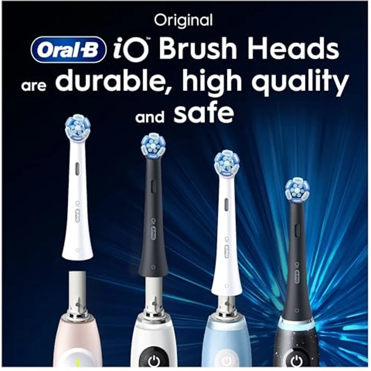 Oral-B iO Series Ultimate Clean, Zahnbürstenkopf, 8er Pack, weiß, mit CrissCross-Borsten und Farbwechsel-Indikator – Bild 7