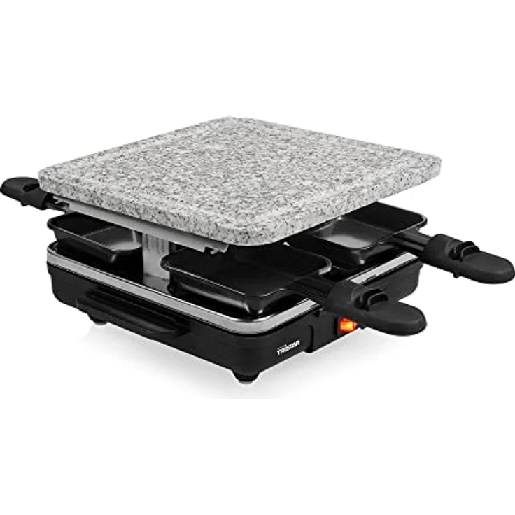 Tristar Raclette RA-2745 – Steingrillplatte – für bis zu 4 Personen – Grillfläche 21 x 21 cm – Bild 1