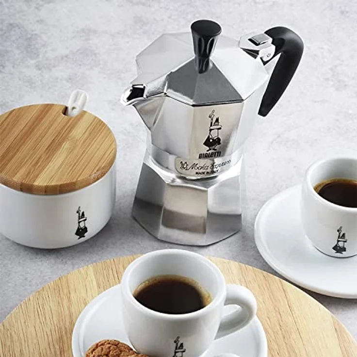 Bialetti Moka Express Espressokocher, Aluminium, Silber, 1 Tasse – Bild 8