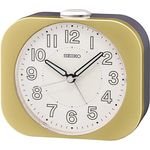 Seiko Clocks Wecker QHE206G, Wecker mit lautlosem Sekundenzeiger, Snooze-Funktion, beep Alarm, Kunststoffgehäuse, 9.9 x 11.3 x 4.6 cm