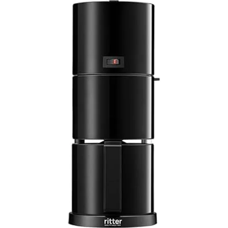 Ritter pilona 5 Filterkaffeemaschine mit Isolierkanne & Abschaltautomatik, Made in Germany, Schwarz