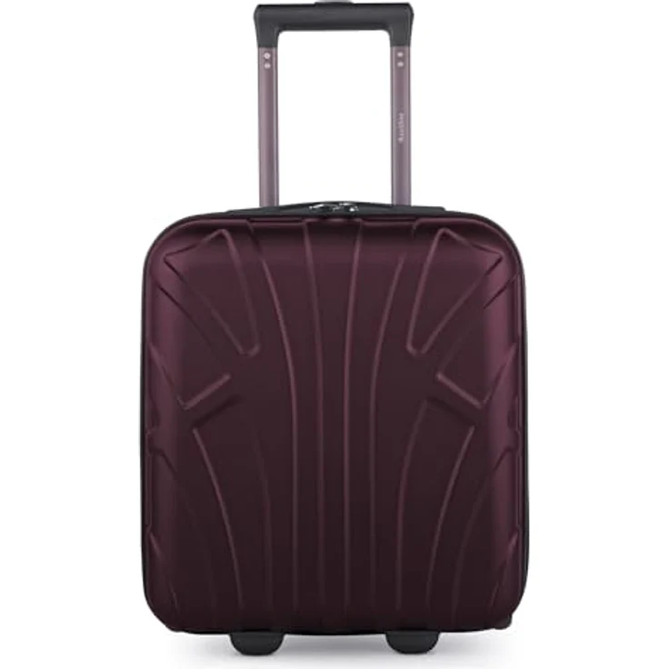 Suitline Handgepäckkoffer S1, EasyJet Trolley 30 L, 2 Rollen, 45x36x20 cm, Underseat - Mattschwarz – Bild 3