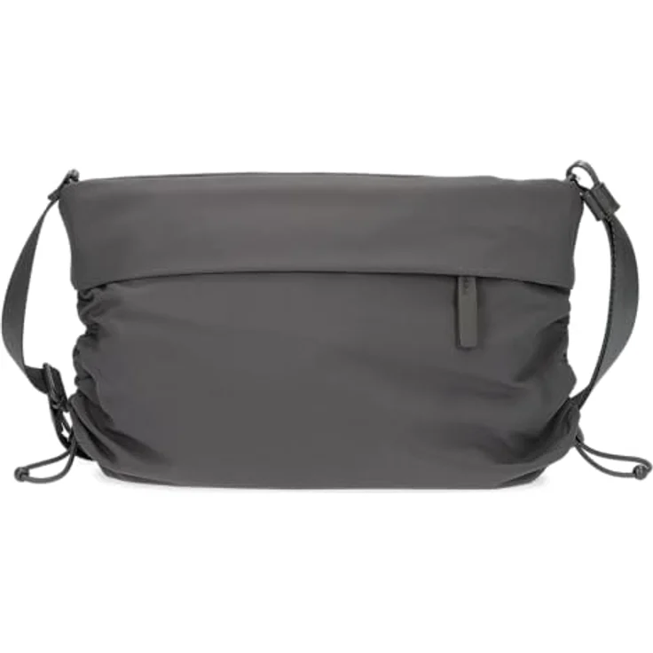 Zwei Amie Umhängetasche 33 cm, grau, 100% Polyester, kompakte Größe 33 cm x 11 cm x 21 cm – Bild 3
