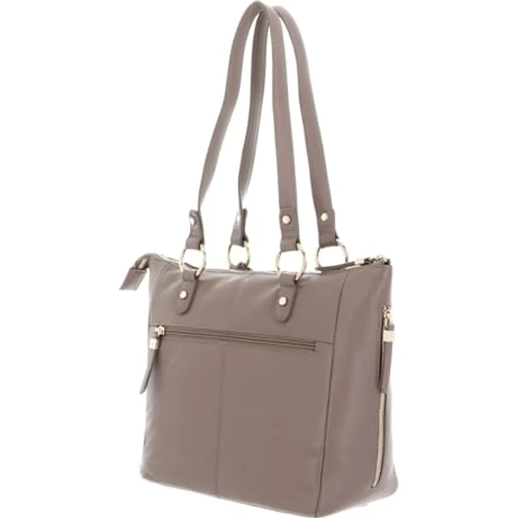 Picard Java Shopper, Handtasche aus genarbtem Nappaleder, Farbe Nude, 33 x 12.5 x 24 cm – Bild 4