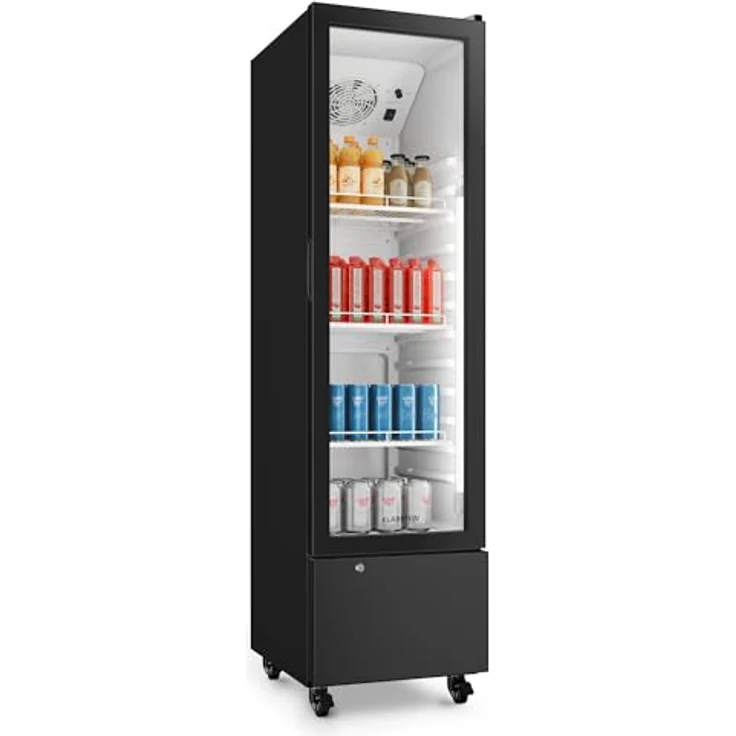 Klarstein GrandCooler 180L, Gastro Getränkekühlschrank mit LED-Innenbeleuchtung, 163.5 cm hoch, 43 cm breit – Bild 1