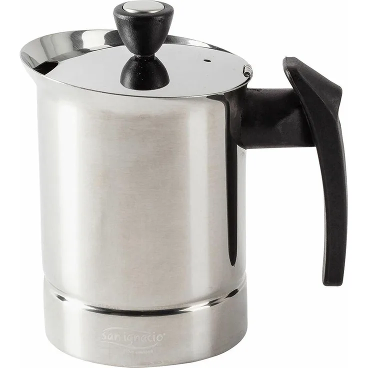San Ignacio Moods SG-3594, Edelstahl Espressokocher für 6 Tassen, geeignet für alle Herdarten