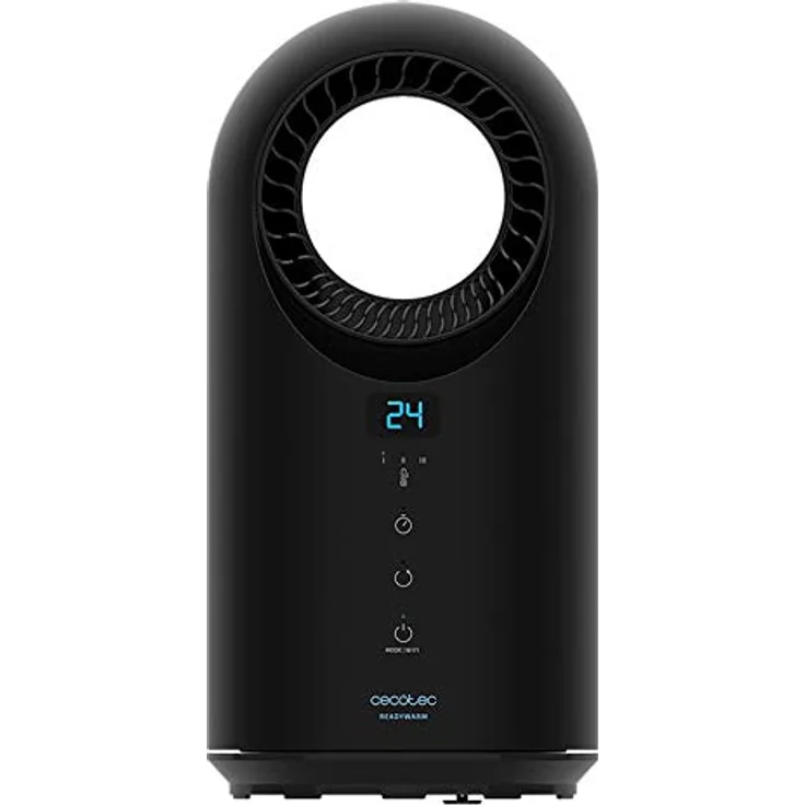 Cecotec ReadyWarm 8400 Bladeless Heizgerät, 1500 W, WLAN, Fernbedienung, Touchscreen, LED-Display, 3 Modi, Oszillation, Timer, dreifaches Sicherheitssystem