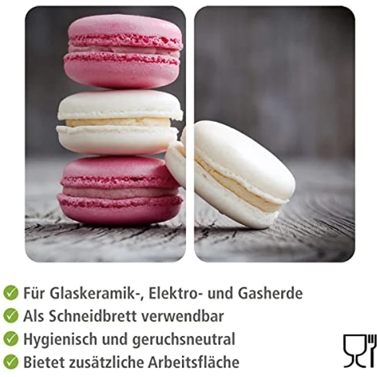 Wenko Herdabdeckplatte, Breite 52 cm, gehärtetes Glas – Bild 4