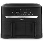 Tefal EY901N Heißluft-Fritteuse, 8,3 L Doppelkammer, 2700 W, Schwarz