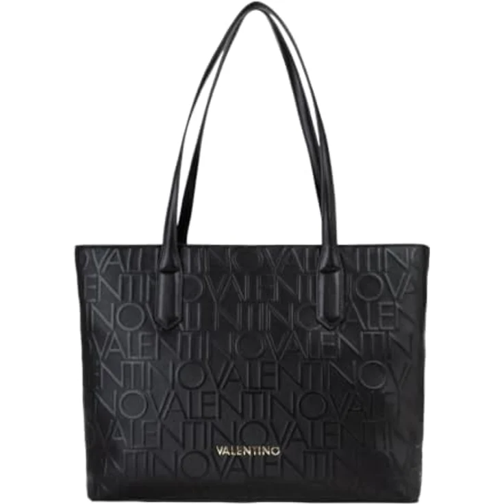 Valentino Gynevra RE Shopper Tasche, 46 cm, schwarz, 100% Polyurethan – Bild 1