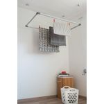 DRY-SMART Deckenwäschetrockner FLEX, Erweiterbar bis zu 16 m Trockenlänge, Platzsparend