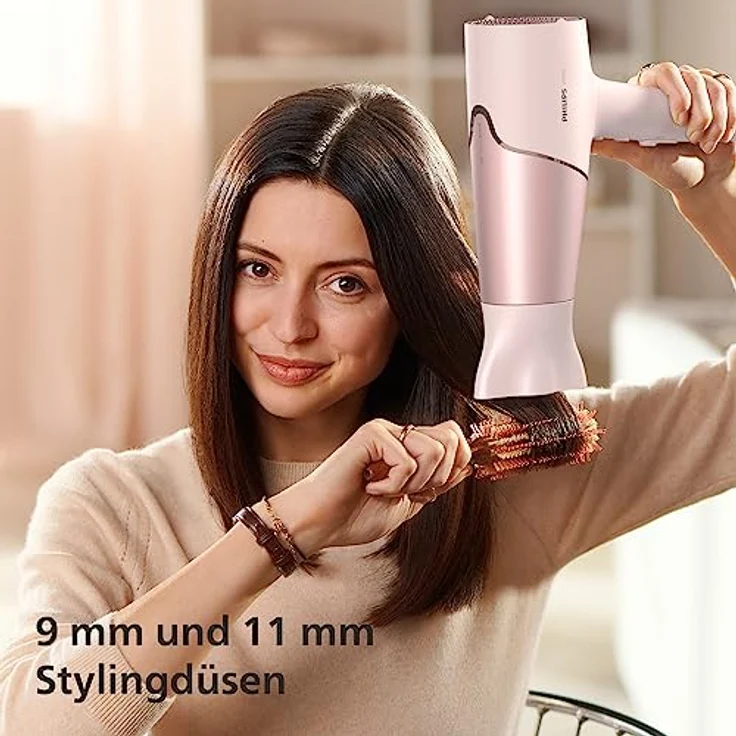 Philips Series 5000 Haartrockner mit ThermoShield Technologie - 2300W, Ionisierungsfunktion, 6 Hitze- und Geschwindigkeitsstufen (Modell BHD530/20) – Bild 4