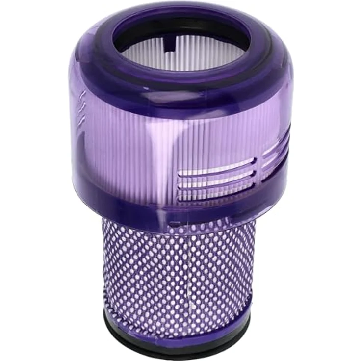 vhbw Staubsaugerfilter kompatibel mit Dyson SV17, V11 Animal Plus, SV15 - Schmutzfilter, Filtereinheit, abwaschbar, weiß – Bild 2