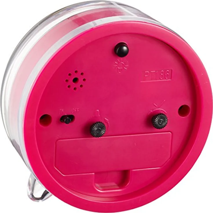 Scout Quarzwecker Pferdewecker Favorit 280001050, pinkes Zifferblatt, LED-Beleuchtung, Beep-Beep Alarm, Kinderwecker für Mädchen – Bild 2