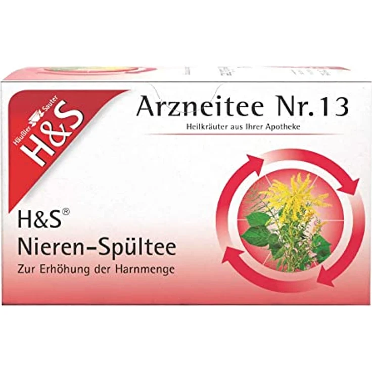 H&S Nieren-Spültee Filterbeutel, 20x2 g zur Erhöhung der Harnmenge – Bild 1