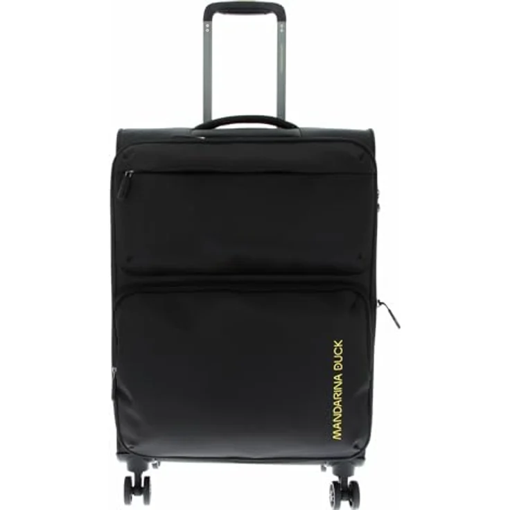 Mandarina Duck Zephyr Trolley MEDIUM EXP, Trolley in 3D-Effekt-Textil, mit TSA-Schloss, blau – Bild 3