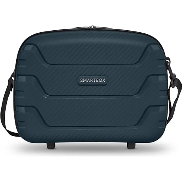 SMARTBOX Hartschalen Handgepäck Kosmetik-Koffer, stabiles Beauty-Case mit Aufsteckfunktion, 14L Volumen, 34 x 17 x 27 cm, leichtes Polypropylen (Edition 01)