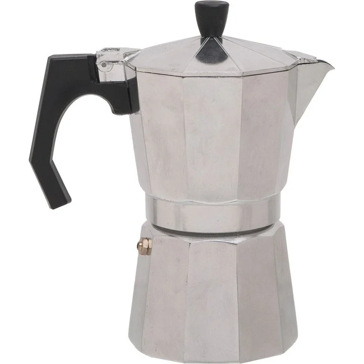Origin Outdoors Espressokocher 'Bellanapoli', 6 Tassen Aluminium natur, für alle Öfen (außer Induktion)