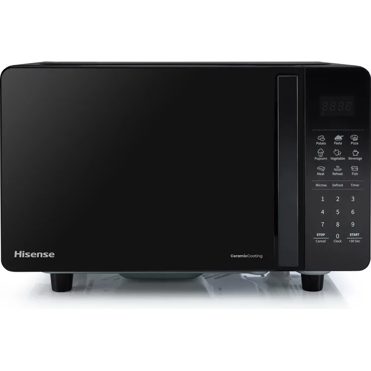 Hisense H20MOBS4HS, Mikrowelle mit 20 l, 700 W, Touch-Steuerung, Schwarz