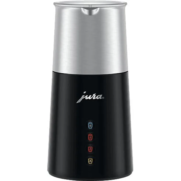 JURA 24331 Hot & Cold Milchaufschäumer, Automatisch, ca. 360 ml, Schwarz/Silber, Versandkostenfrei