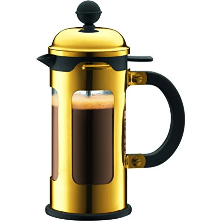 Bodum 11170-17 New Chambord Kaffeebereiter 3 Tassen, Borosilikatglas, Gold – Bild 2