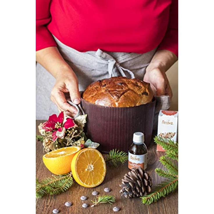 0320162 DECORA 5ER-PACK PANETTONE PAPIERBACKFORMEN 500 G – Bild 7