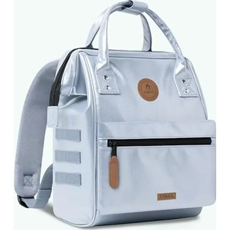 Cabaia Adventurer Iridescent City Rucksack S, 32 cm, silberfarben, 100% Polyurethan – Bild 5