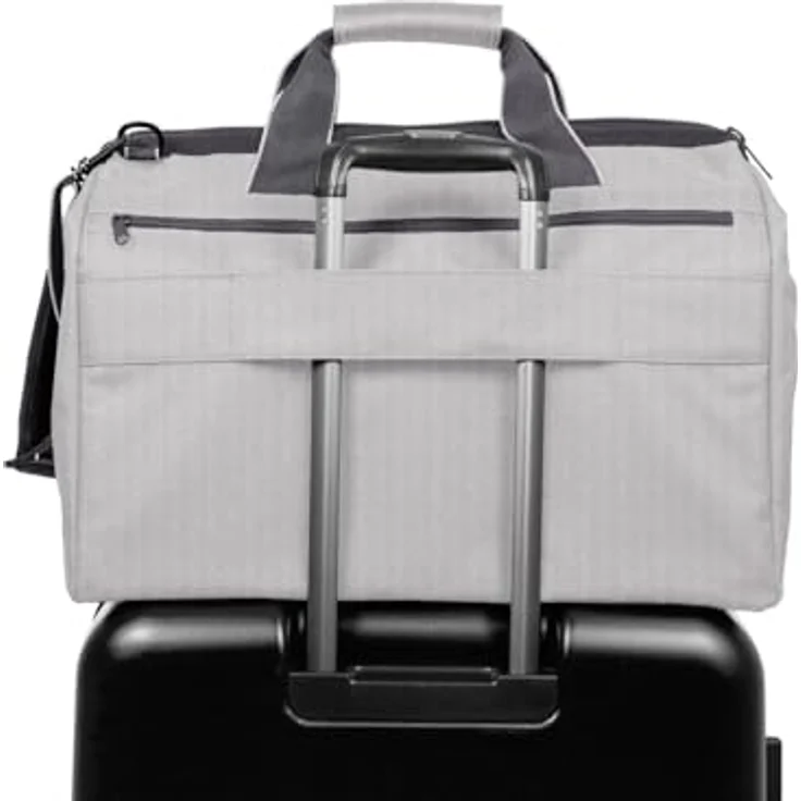 reisenthel Allrounder L Weekender Reisetasche, 48 cm, grau, 100% Polyester, herringbone grau – Bild 4