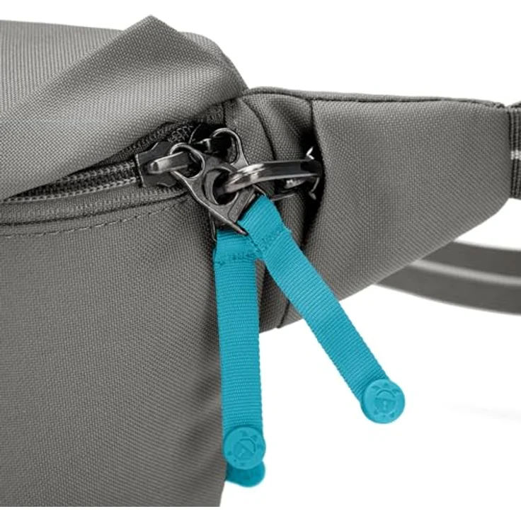 Pacsafe Pacsafe Go 0 Gürteltasche mit RFID Schutz, 27 cm, grau, 100% Polyester – Bild 7