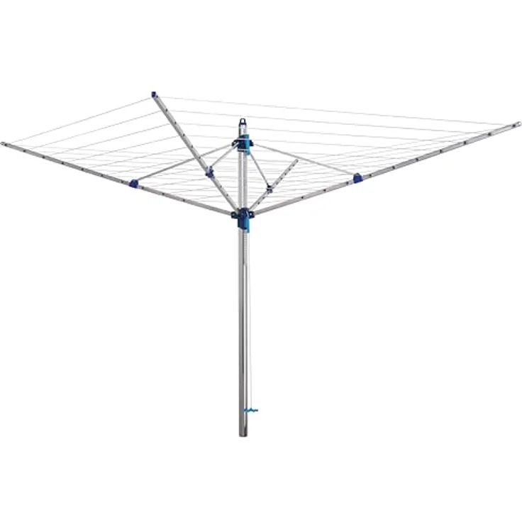 Blome Wäschespinne Medium Plus 60 Meter blau Betonhülse