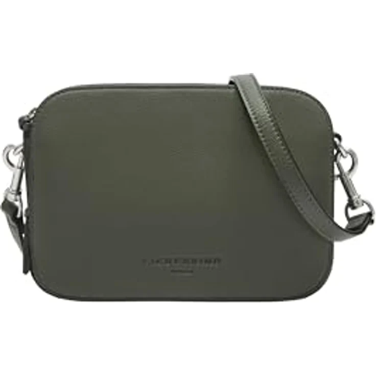 Liebeskind Luka Umhängetasche, 100% Leder, 20 cm x 7 cm x 14 cm, cypress green – Bild 2