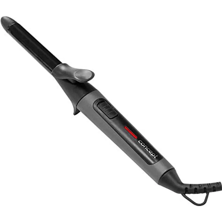 Concept Titan Care KK1180 Lockenwickler Lockenstab PTC Schnellheiztechnik Max. 180 ° C, in schwarz