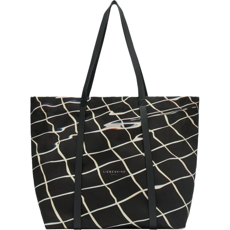 Liebeskind Berlin Shopper Aurora AURORA POOL PRINT, Textil, schwarz, mit Innentasche und Logoprägung - Preisvergleich – Bild 1
