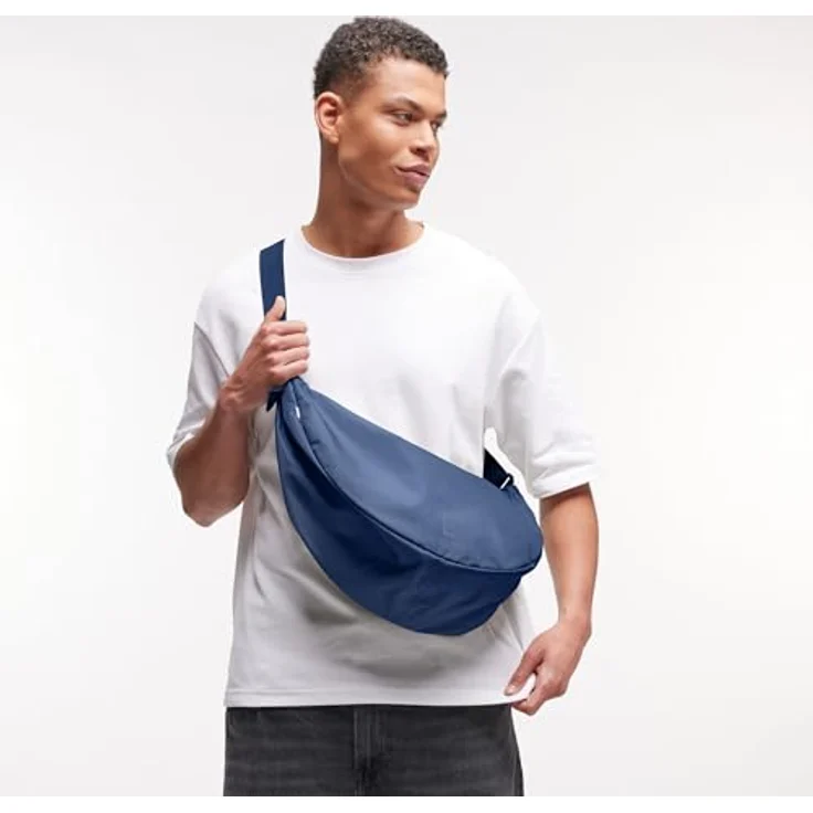 GOT BAG Moon Bag Umhängetasche, 45 cm x 15 cm x 30 cm, 100% Polyester, blau – Bild 7