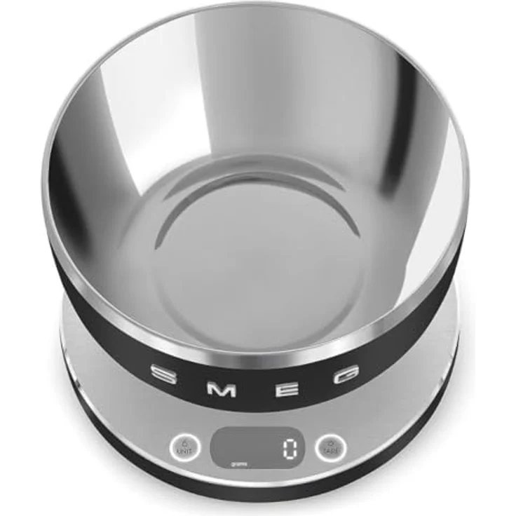 Smeg Küchenwaage KSC01BLMWW, Hochwertige Küchenwaage im Collezione-Design – Bild 2