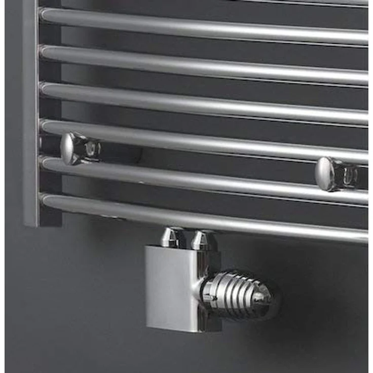 XIMAX Badheizkörper C2 chrom (glanzverchromt), 495 Watt, EN-442, Höhe 1264 x Breite 600 mm – Bild 4