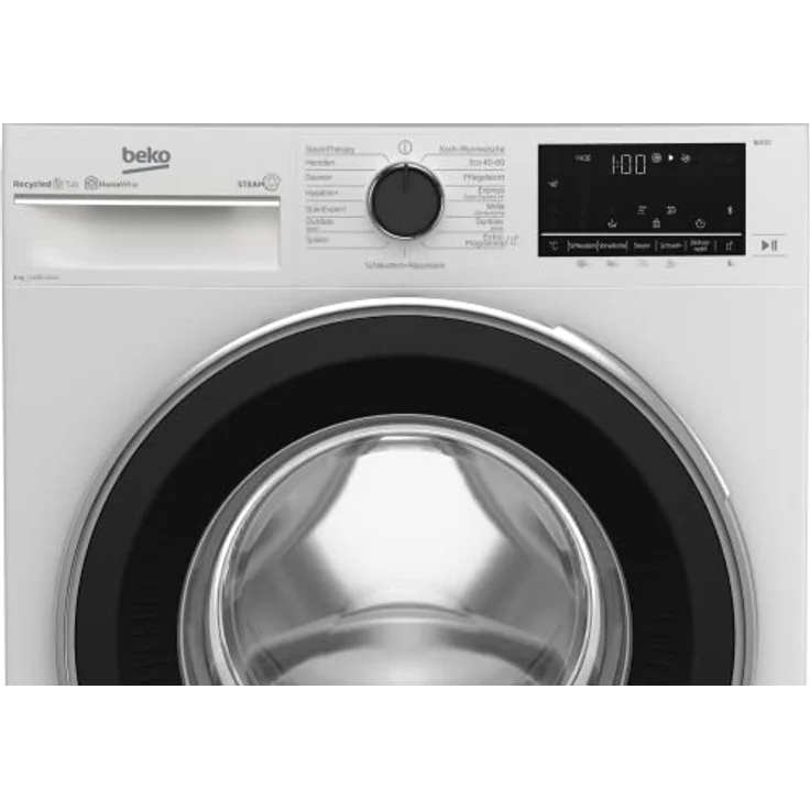 Beko B5WFU58415W, Frontlader-Waschmaschine, A, Fassungsvermögen 8 kg, Standgerät, Breite 60 cm – Bild 5