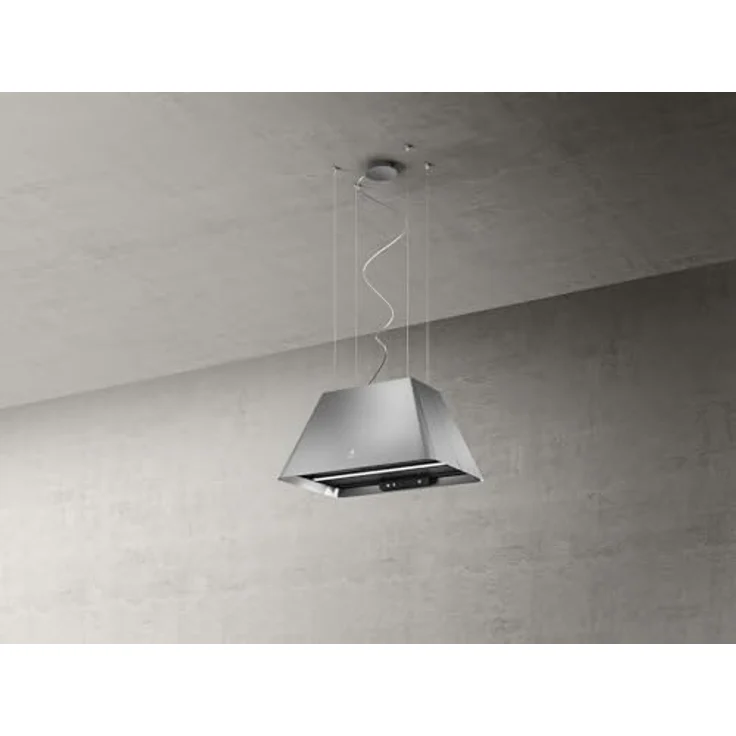 Elica Ikona Light PRF0165071 Inselhaube 60 cm Edelstahl, Umluft, LED-Beleuchtung 7 W, elektronische Steuerung, Intensivleistung 610 m³/h – Bild 2