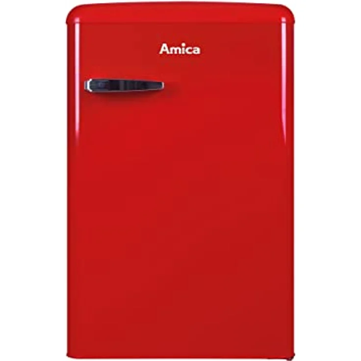 Amica VKS 15620 R Kühlschrank, freistehend, Chilli Red, Retro, Energieklasse E – Bild 2