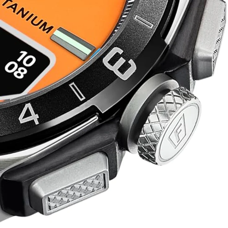 Festina Herrenuhr F23000/7 Connected D Titan silberfarben orange Kautschukarmband – Bild 4