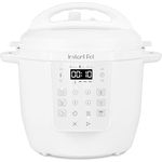 Instant Pot 7-in-1 Multikocher 5,7L – Schnellkochtopf, Schongarer, Dampfgarer, Joghurtbereiter, Edelstahl, Farbe Weiß