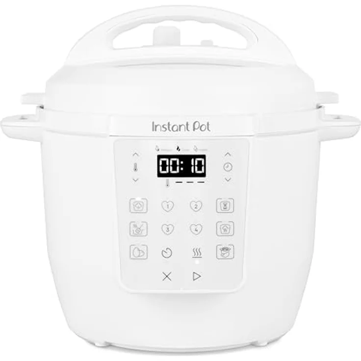 Instant Pot 7-in-1 Multikocher 5,7L – Schnellkochtopf, Schongarer, Dampfgarer, Joghurtbereiter, Edelstahl, Farbe Weiß – Bild 1